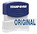 Stamp-Ever Pre-Inked Message Stamp, Original, Stamp Impression Size: 9/16 x 1-11/16 Inches, Blue (5957)