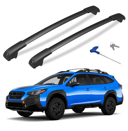 HmmtyRack 300lbs Lockable Roof Rack Cross Bars Compatible with Subaru Outback Wilderness 2022 2023 2024 2025 2026, Aluminum Roof Rails Crossbar for Rooftop Cargo Bars Luggage Kayak Bike Racks