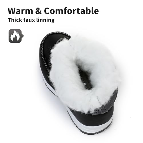 Blikcon Boys Girls Snow Boots Slip Resistant Waterproof Winter Boots (Toddler/Little Kid)4