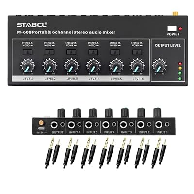 6 Channel Line Mixer