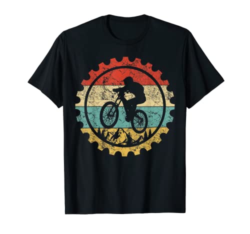 Mountain Biking Gear Retro Vintage MTB Bicycle Bike Rider T-Shirt