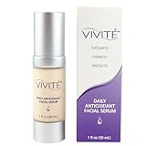 Vivite Daily Antioxidant Facial Serum, 1 fl oz, Anti-Aging Skin Treatment, Exfoliating and Hydrating