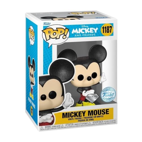 Image of Funko Pop! Disney: Mickey and Friends - Mickey Mouse (Glitter Diamond Special Edition) #1187