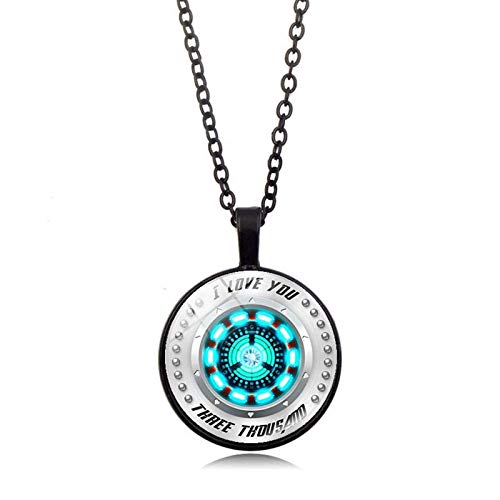 Preisvergleich Produktbild Bosi General Merchandise Iron Man, Edelsteinkette, Pulloverkette, energiesammelndes Herz, Anhängerschmuck