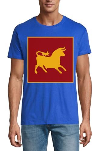 T-shirt en coton bleu roi pour homme idéal pour vos sorties d'été
