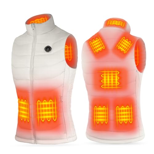 Image of KOVNLO Heated Vest Women, Electric Warming Heated Jackets, (Battery Pack Not Included) Smart Controller With Lights-out