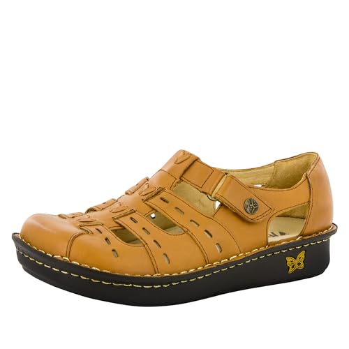 Image of Alegria Women's Pesca Fisherman Leather Sandal