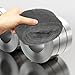 Garneck 2pcs #0000 Steel Wool Pads Wire Mesh Cleaning and Polishing Pads for Rust Removal on Wood and Metal Surfaces Flexible Reusable Wire Wool for Industrial and DIY Use