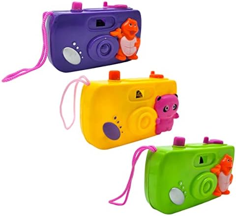 Amazon.com: Kid's Pretend Animal Theme Camera Toy Set (3 Pack) Colorful ...