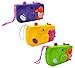 Kid's Pretend Animal Theme Camera Toy Set (1 Pack) Colorful Cameras with 8 Wild Animal Images (1 Piece)