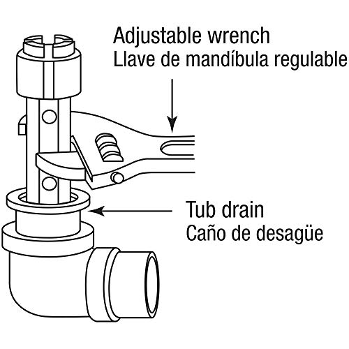 Armour Line RP77323 Tub Drain Remover Wrench, Heavy Duty, Pack of 1