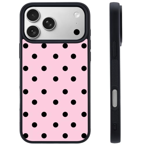 Coque iPhone 17 Pro Max protection antichoc rose et noire