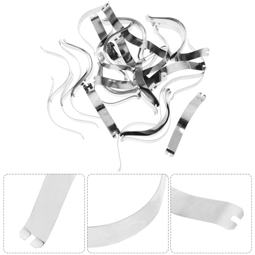 Image of KALLORY 50pcs Picture Frame Backing Clips Hardware for Invisible Fixation Sturdy and Lightweight Design for Picture Framing Projects and Artwork Display