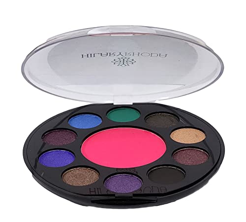 Image of TopFinder Multicolor 11 Shades Pigmented Eyeshadow Palette: Long-Wearing, Easily Blendable Shades in Matte and Metallic with a Professional Shimmering Finish - For Women Girls Brides