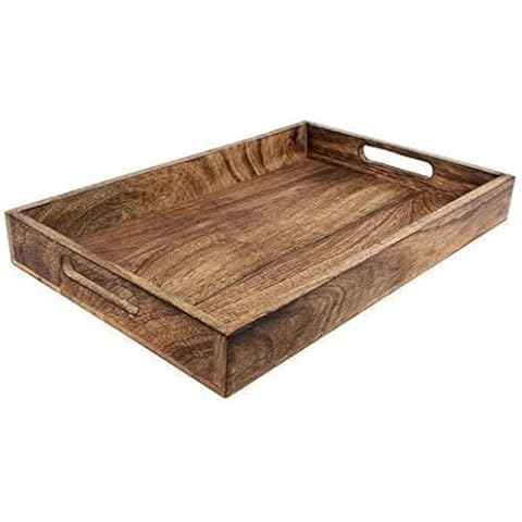 GoCraft Handmade Wooden Serving Tray 15" Cover