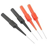 DGZZI 4PCS Insulation Piercing Needle Non-Destructive Multimeter Test Probes 30V-60V 2 PCS Red and 2 PCS Black