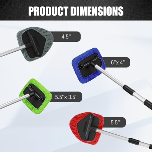 Deemars QP0142 4 Pcs Car Care Microfiber Cloths For Windshield Cleaner thumb #1