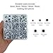 520 Pcs Wiggle Googly Eyes with Self-Adhesive, 6mm 8mm 10 mm 12mm 15mm Mixed Packaging (Black and White)