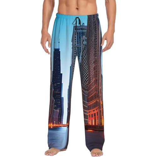 Pantalon de pyjama respirant Chicago Illinois Usa bas de nuit confortable