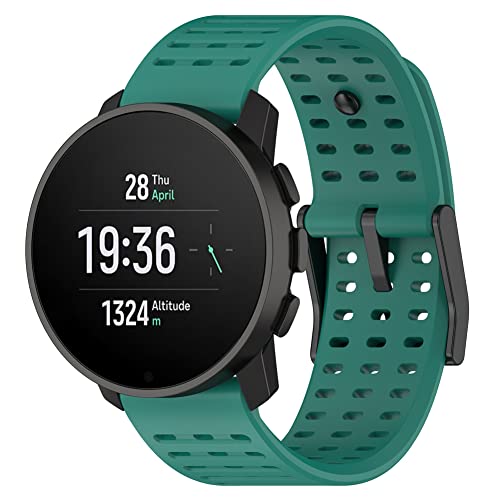 Tyogeephy Straps for Suunto 9 peak pro/Vertical/Urband 7/ATHLETIC 1, Replacement Bracelet in Anti-Lost Silicone Designed Fitness Tracker
