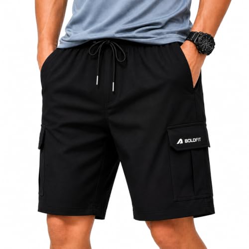 Image of Boldfit Cargo Shorts for Man Gym, Running Shorts Half Pant for Man