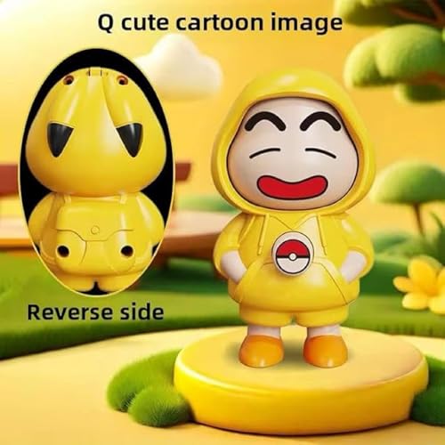 Image of WOYAX Face Changing Keychain with 3 Expressions 3D Cartoon Character ABS Toy Key Holder Unisex Keychain for Bags, Cars & Gifts Cute Action Figure for Kids & Adults