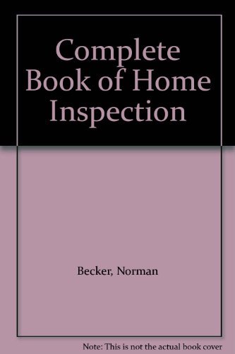 Complete Book of Home Inspection 0070041806 Book Cover