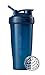 BlenderBottle Classic Loop Shaker z BlenderBall, optymalnie nadaje się jako shaker do białek, shaker proteinowy, butelka na wodę, nie zawiera BPA, skalowany do 600 ml, 820 ml, granatowy niebieski