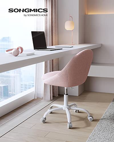 SONGMICS Schreibtischstuhl, Bürostuhl ohne Armlehne, Ergonomisch, Drehbar – Ansicht 2