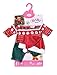 Produktbild BABY born Weihnachtsoutfit, mit Weihnachtspullover, grüner Hose und Nikolausmütze für 43 cm Puppen, 830291 Zapf Creation