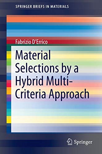 Buy Material Selections by a Hybrid Multi-Criteria Approach — BookShops.in