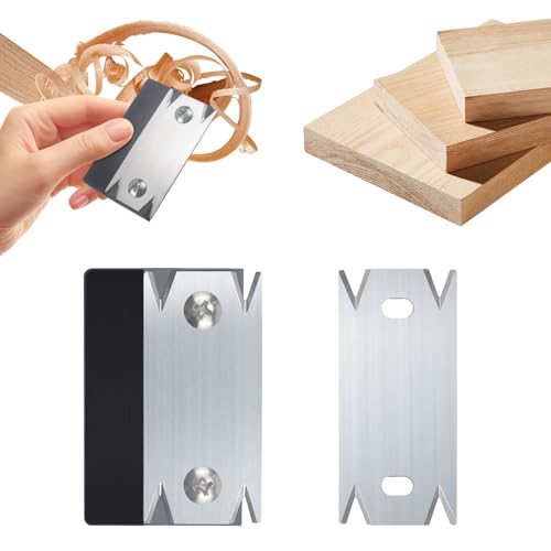 Meyola Furnierkantenschneider Kantenhobel Holz, Kantenschneider Umleimer mit 1 Ersatzklinge für Holz PVC ABS Holzbearbeitung Rutschfest Einhandhobel