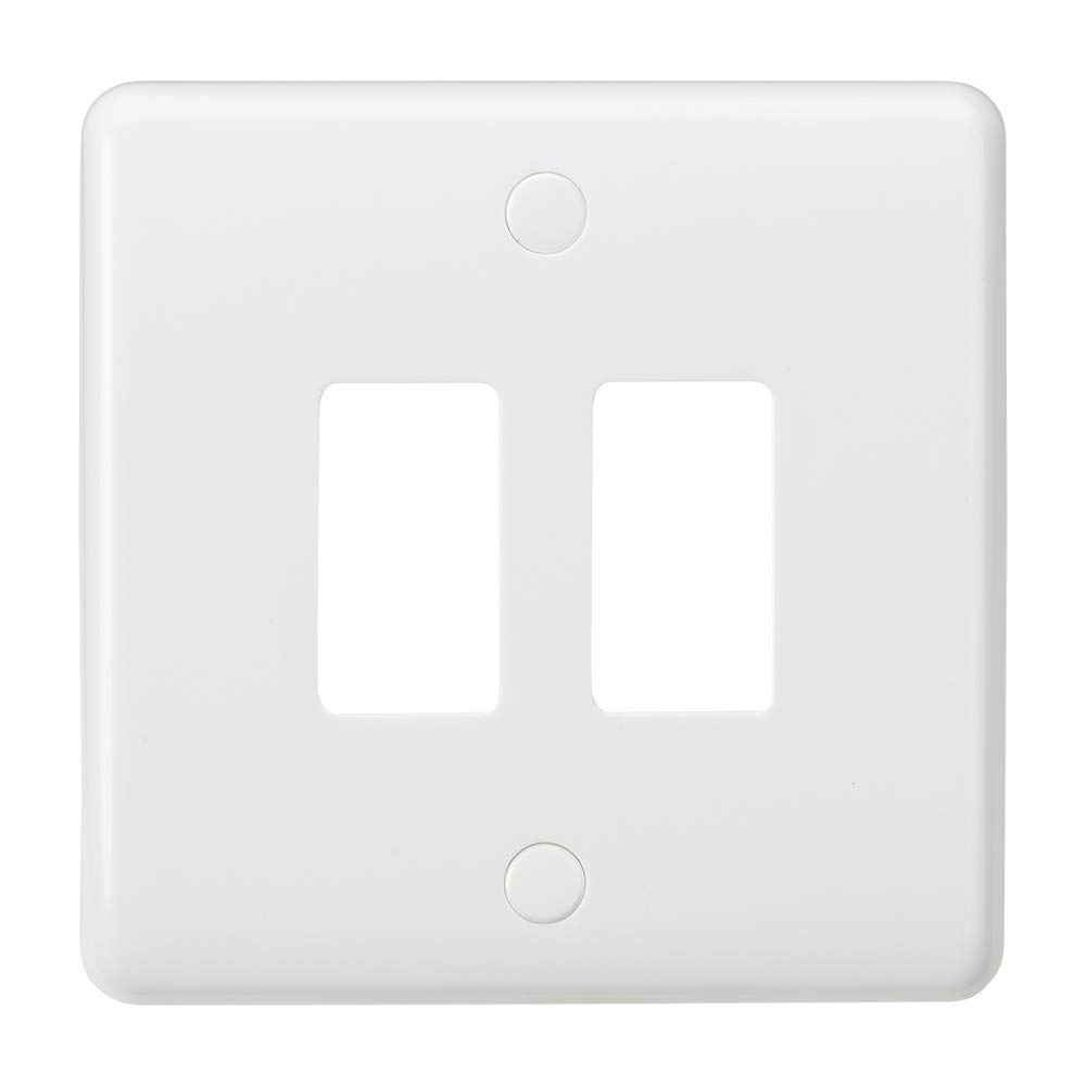 Curved edge 4G grid faceplate