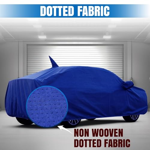 Image of for Nissan Magnite 100% Waterproof Car Cover for All Weather Protection with Mirror Pockets, Soft Cotton Lining, Triple Stitched with Adjustable Belt Bottom Elastic to Secure Fit