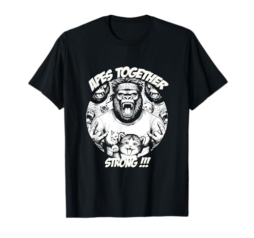 Apes Together Strong!!! Wall Street Meme Stock Trader Camiseta