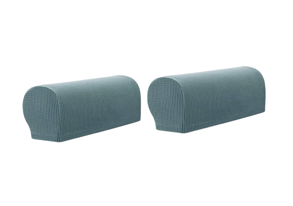 Skybook Armchair cover, Set of 2 non-slip armchair, sofa armrest protector, for furniture protector (Light Blue)