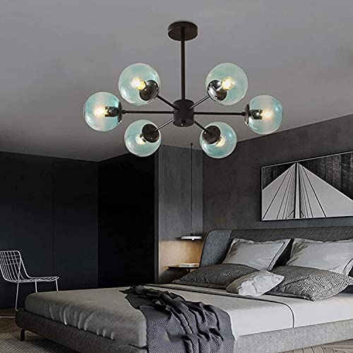 Lámpara de bola de cristal creativa y moderna para iluminación de sala de estar 6