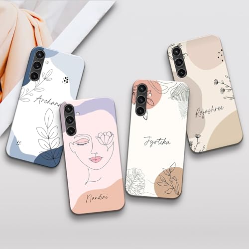 Image of COLORflow Polycarbonate Back Cover Case Compatible With Samsung Galaxy S23 FE 5G | Aesthetic Name Color Customized Back Cover Compatible With Samsung Galaxy S23 FE 5G, Multicolor