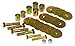 Prothane 7-140 Red Body Mount Hardware Kit