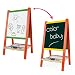 WOOMAX- Pizarra caballete de madera con accesorios (Colorbaby 43692)
