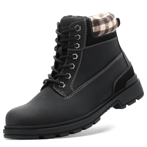 Mens Warm Snow Hiking Boots, Comfortable Winter Work Boots For Men Waterproof Lithtweight, Suitable For Bacpacking, Mountain Climbing, Trekking, Outdoor Walking