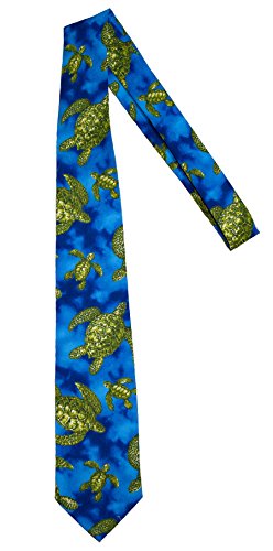Hawaii Neckties - Blue Sea Turtle