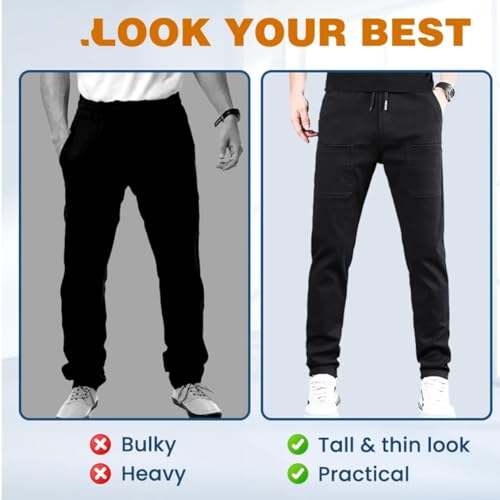 Mencomfy Cargo Pants, Men Comfy Multipants - High Stretch Multi-Pocket Durable Cargo Pants Waterproof Relaxed Fit4