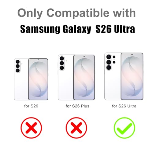 Image of Magnetic Case for Samsung Galaxy S26 Ultra [Compatible with Magsafe] [Anti-Yellowing] [1 Screen Protector] Shockproof Slim Iridescent Sparkly Case for Galaxy S26 Ultra 6.9 inch, Gold