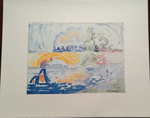 Poster Le Viaduc Dasnières de Paul Signac pour sublimer votre salon moderne