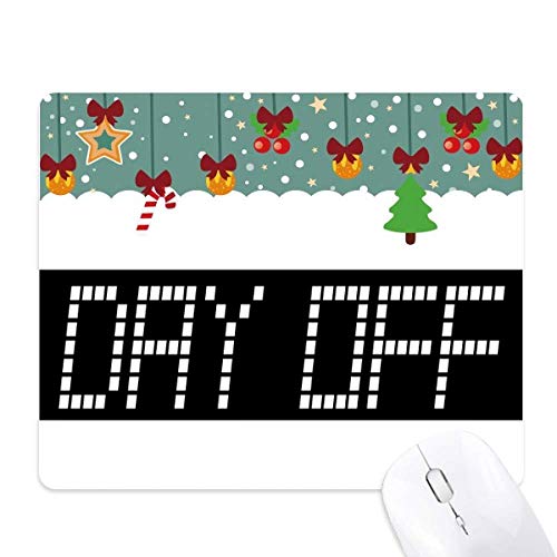 Tapis de souris Holiday Starts grand tapis de bureau de Noël en caoutchouc