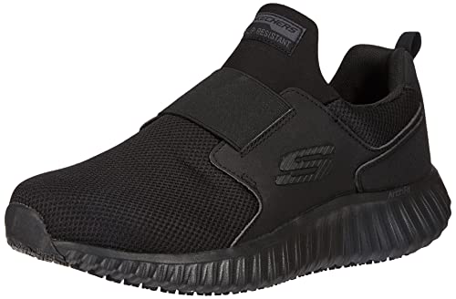 Skechers Cicades, Zapatillas Hombre, Black Textile/Synthetic, 48.5 EU