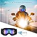 Lievermo Dirt Bike Motorcycle ATV Motocross Ski Offroad MX Racing Helmet Goggles Windproof Dustproof Glasses for Adults Youth(Colorful)