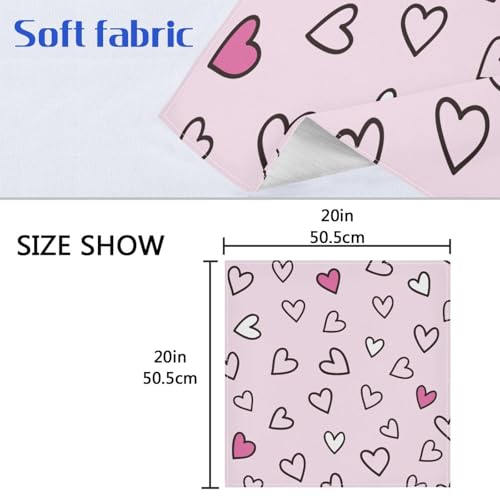 Servilletas de Tela Pack 6 Corazones 50.8x50.8 cm miniatura 6