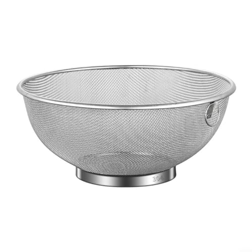 Cesta coladora de acero inoxidable para lavado de arroz verduras y escurridor de cocina 22 cm 2